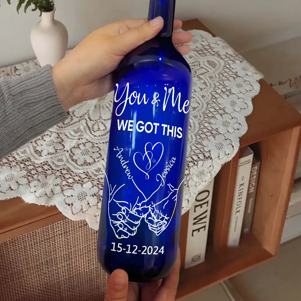 Couple You And Me We Got This - Personalized Bottle Light - Image 2