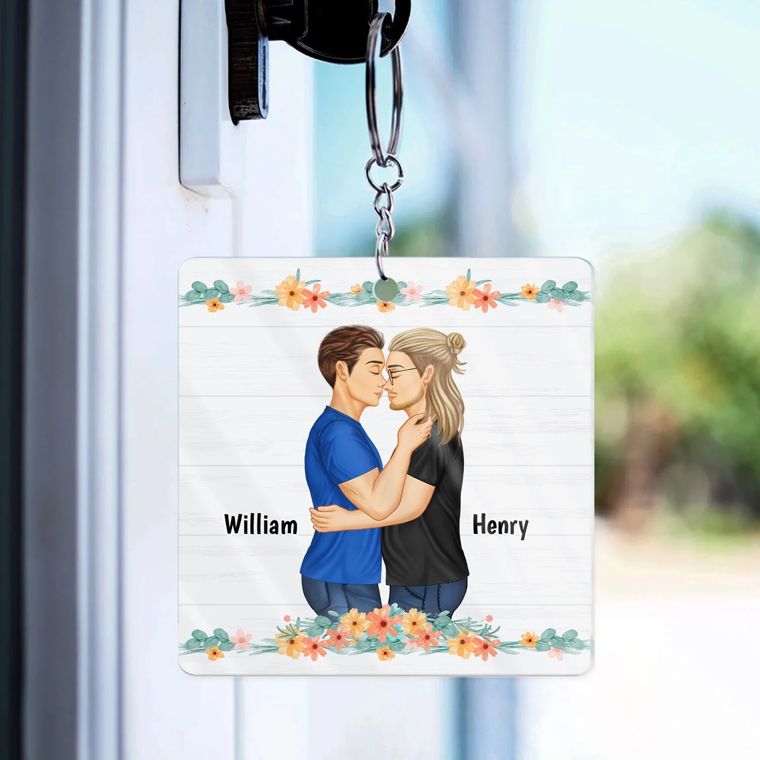 Couple You Are By Far My Favorite - Gift For Online Dating Couple - Personalized Acrylic Keychain - Image 3