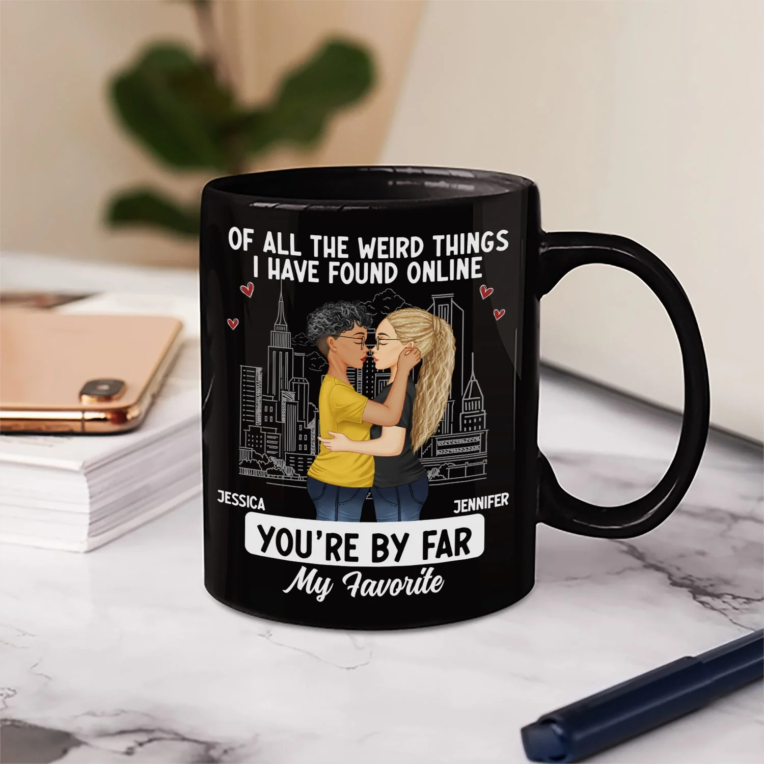 Couple You Are By Far My Favourite - Gift For Couples - Personalized Mug - Image 6