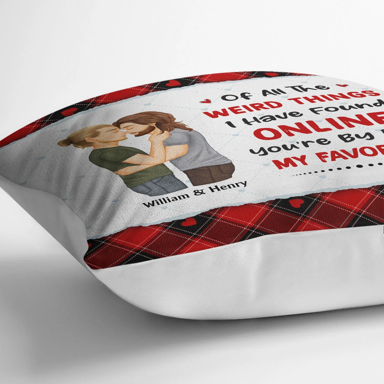 Couple You Are My Favorite By Far - Gift For Couples - Personalized Pillow - Image 3