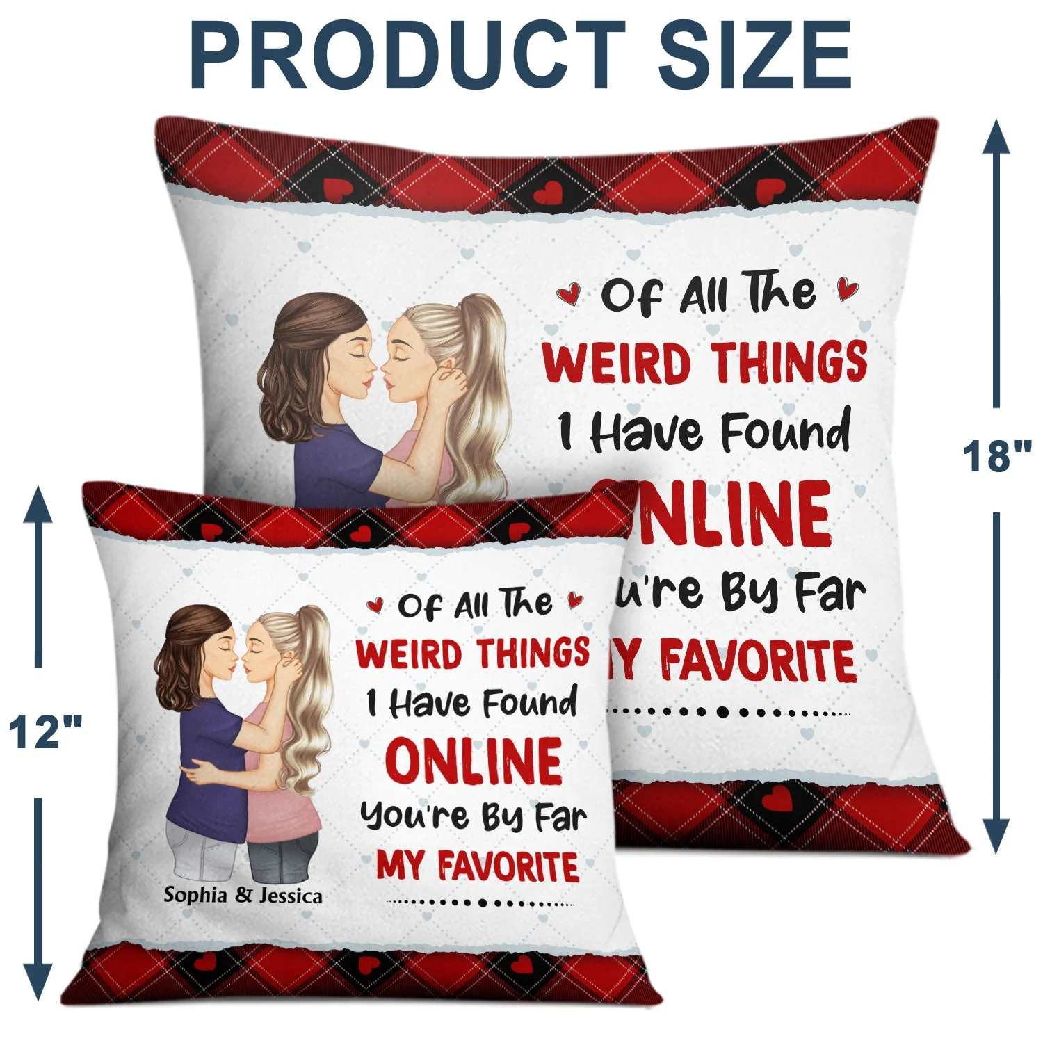 Couple You Are My Favorite By Far - Gift For Couples - Personalized Pillow - Image 4