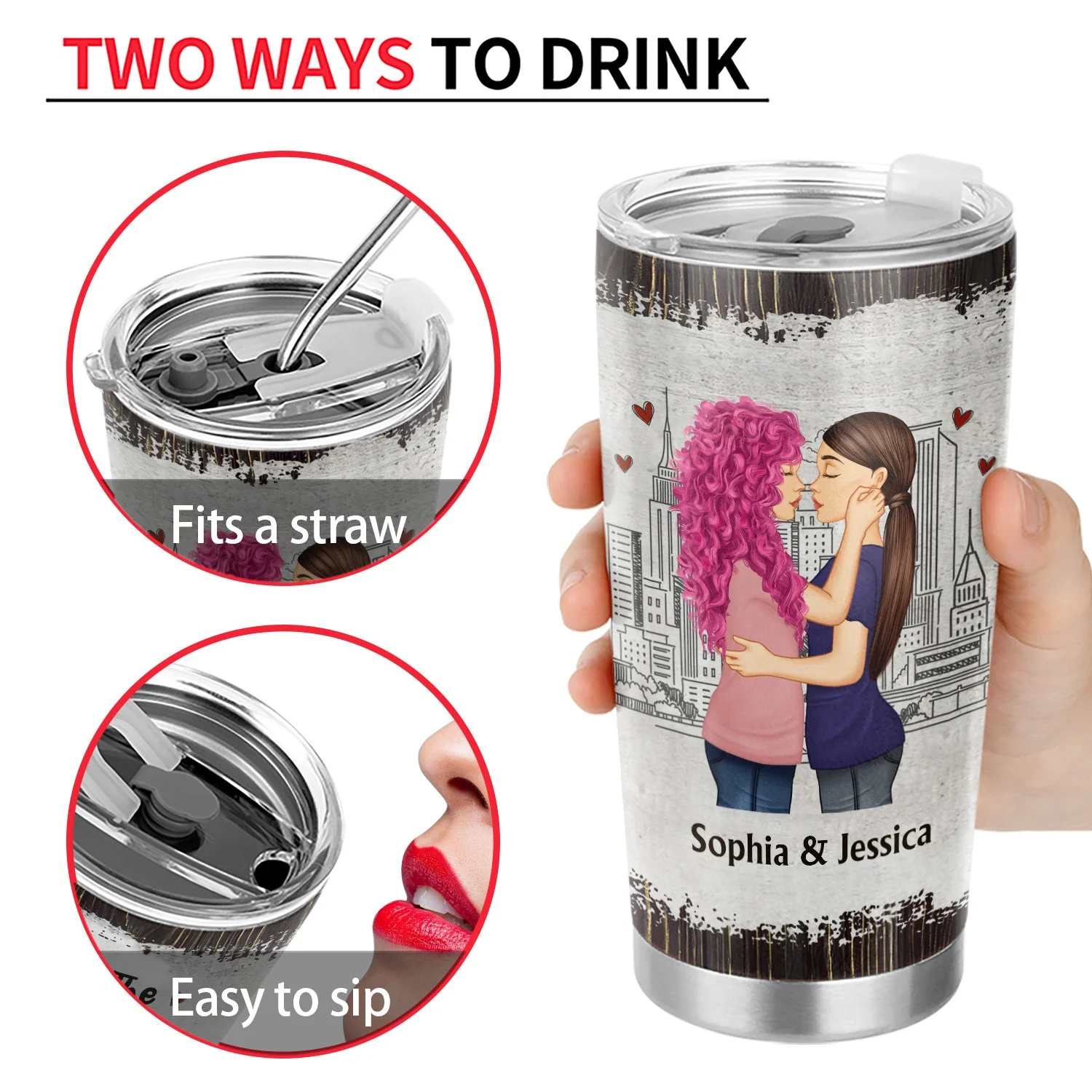Couple You Are My Favorite By Far - Gift For Couples - Personalized Tumbler - Image 4