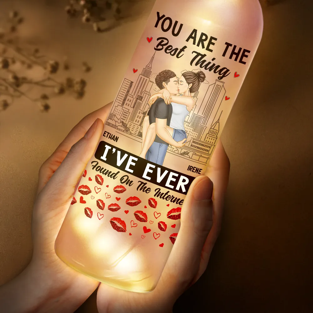 Couple You Are The Best Thing - Personalized Bottle Light - Image 4