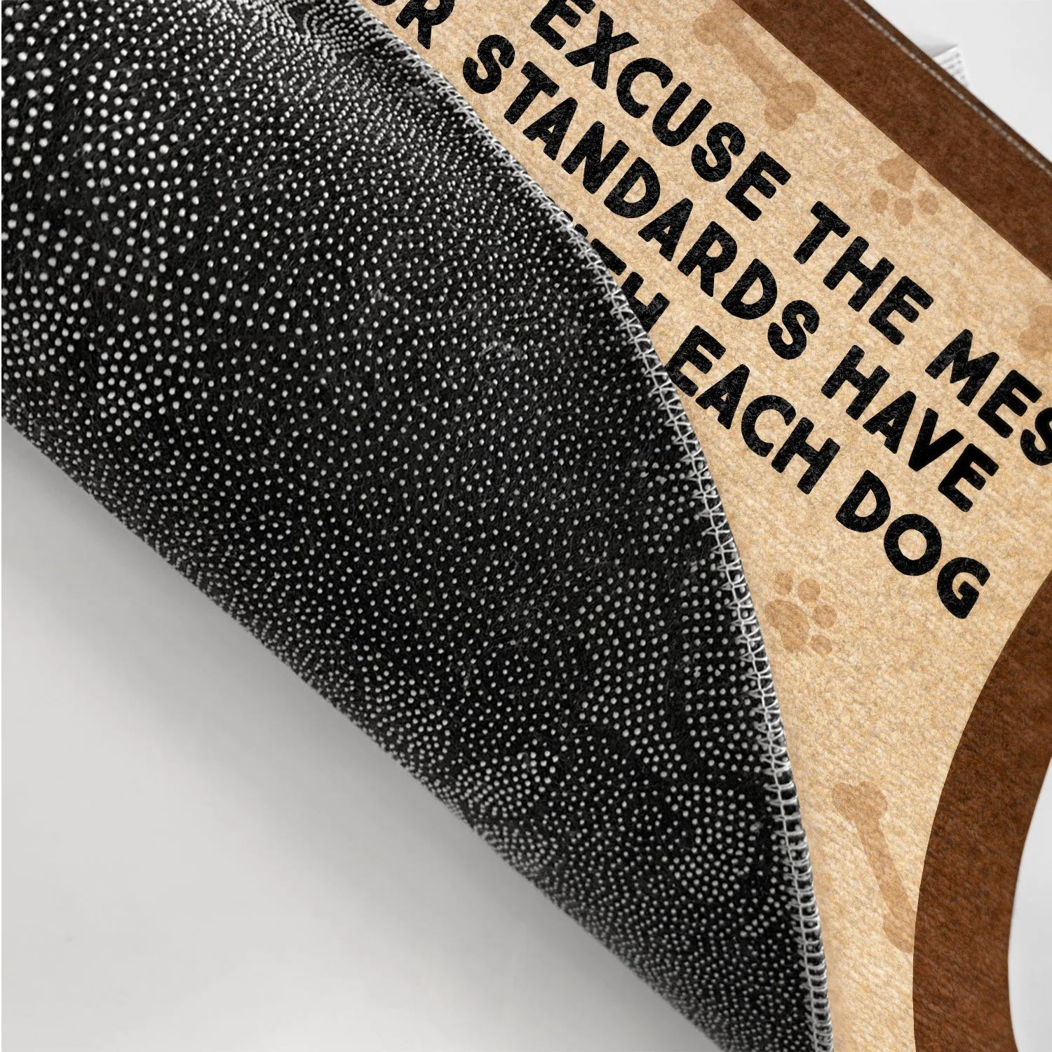 Couples & Dogs Please Excuse The Mess - Gift For Dog Lovers - Personalized Doormat - Image 3