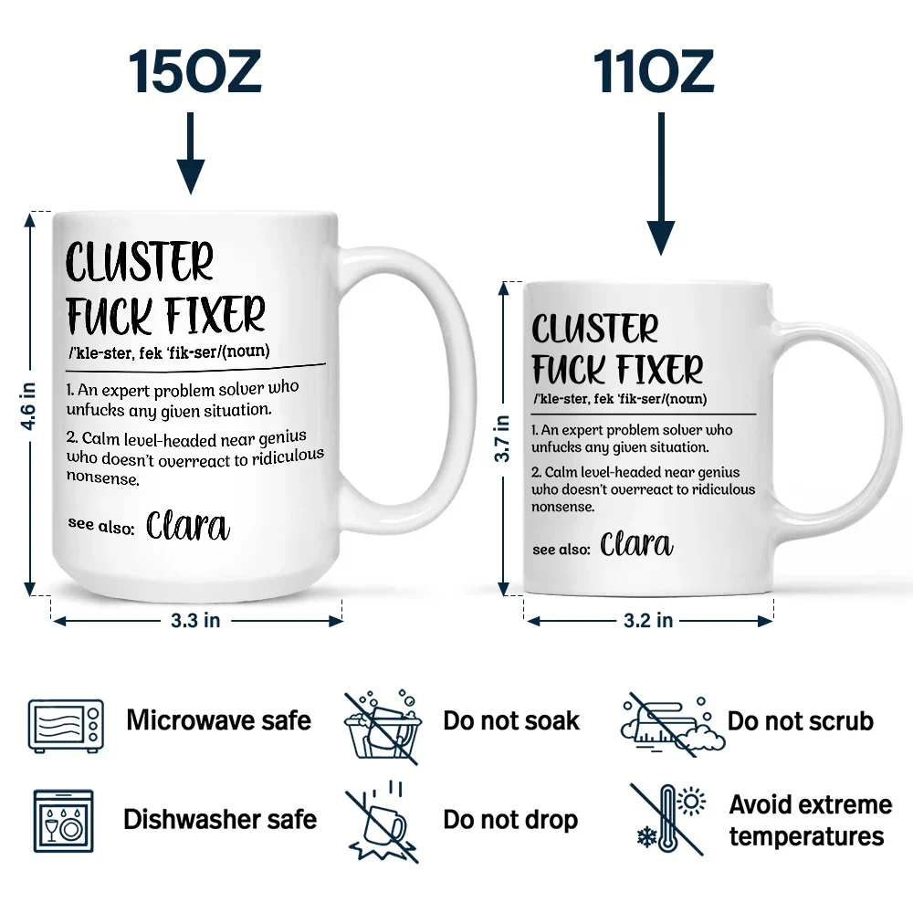Coworker Funny Office Mug - Personalized Mug - Image 4