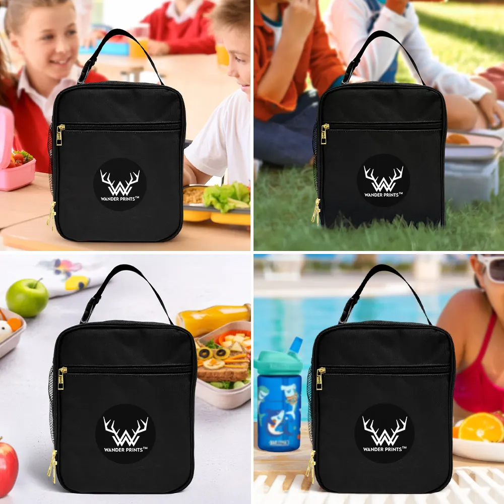Crossed Arms Kid With Name - Personalized Kids Lunch Bag - Image 6
