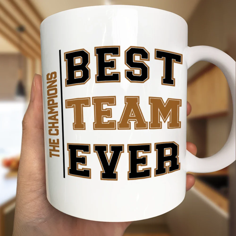 Crossword Best Team Ever Scrabble Name - Personalized Mug - Image 3