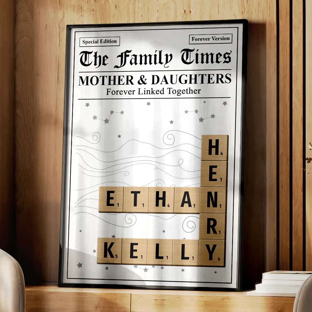 Crossword The Family Times - Personalized Poster - Image 4