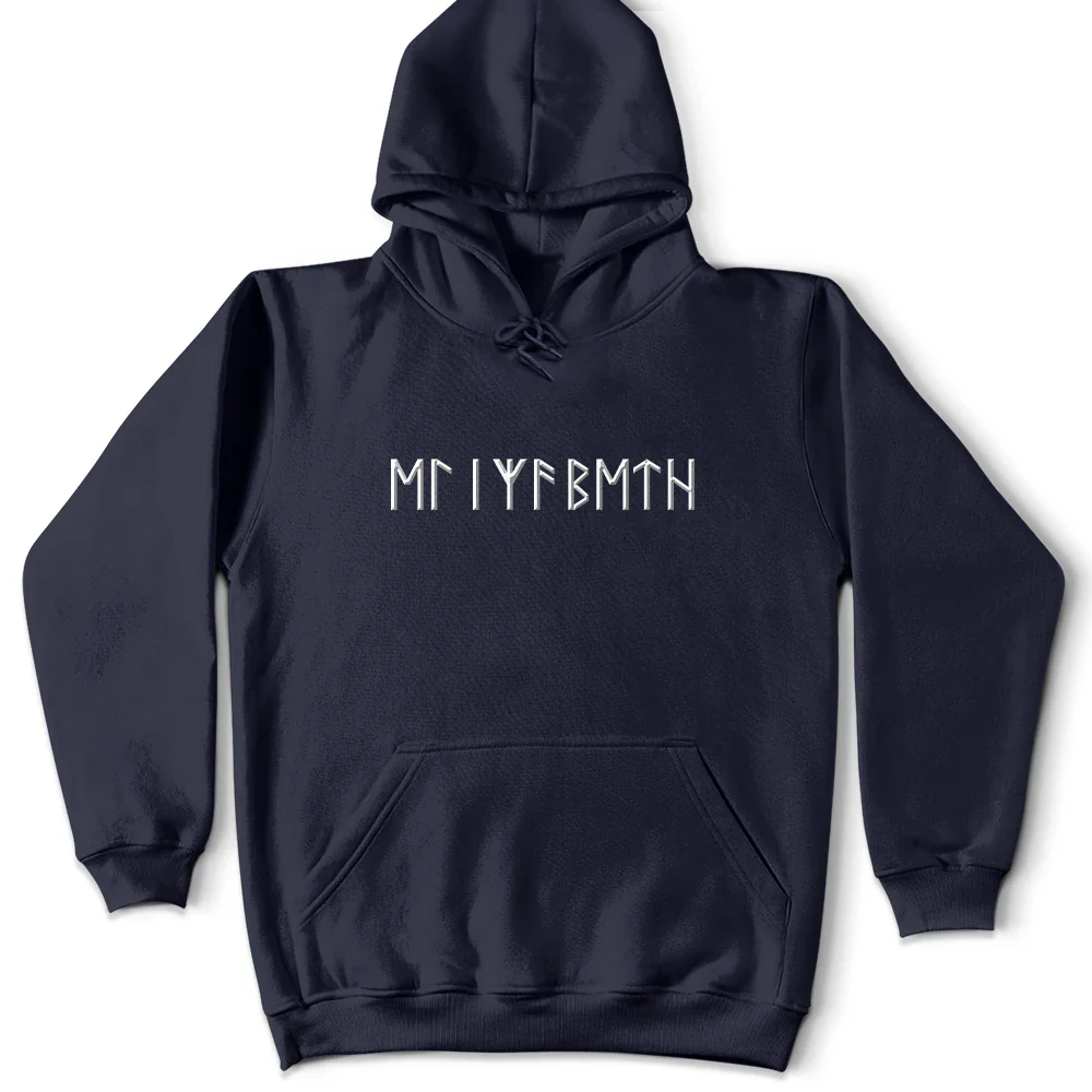 Custom Name In Viking Runes Warrior Camping Hiking - Personalized T Shirt - Image 4