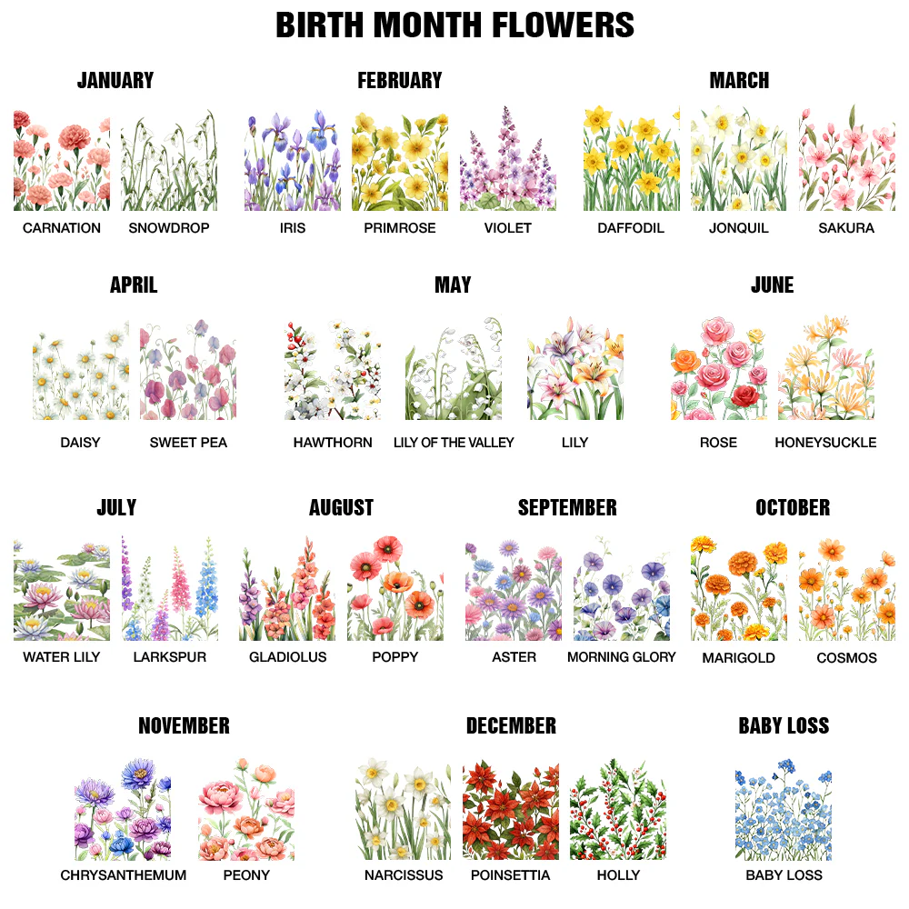 Custom Name With Birth Month Flower - Personalized Lightweight Soft Shawl - Image 7