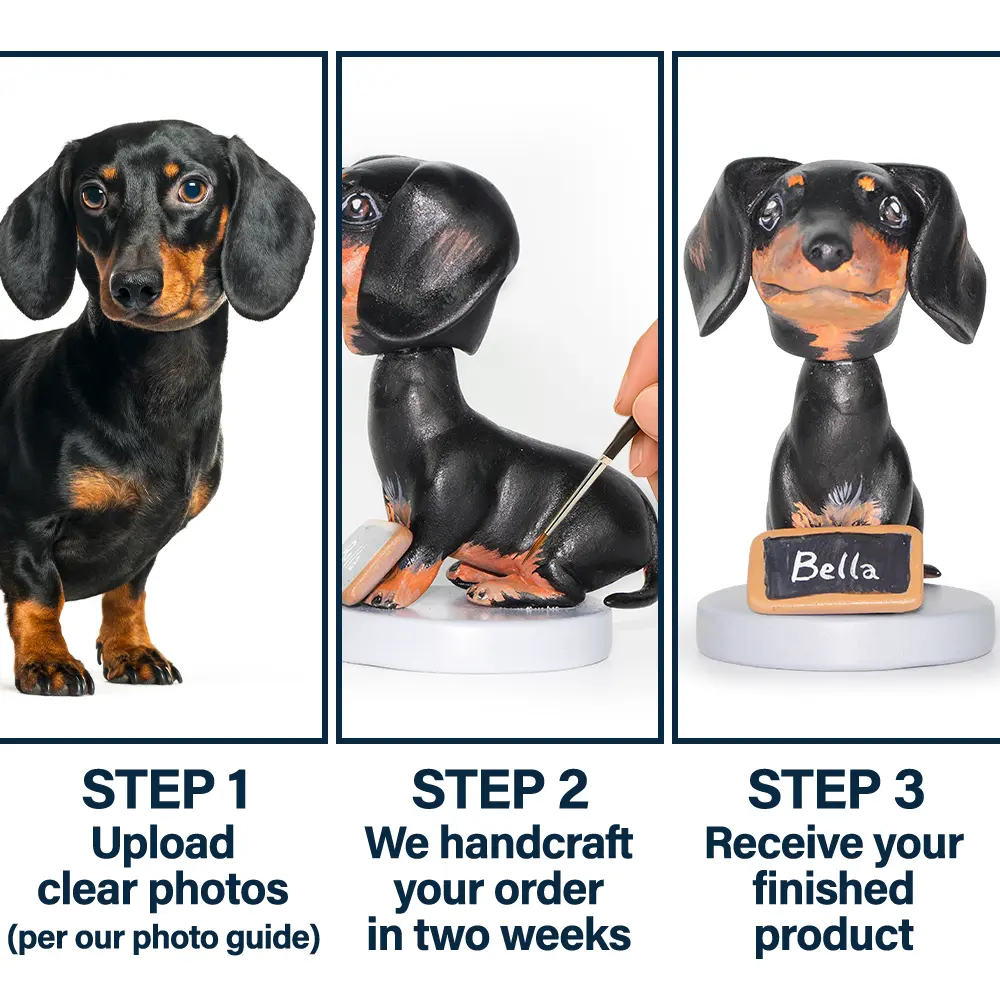 Custom Pet Bobblehead Full Body Figurine With Nameplate For Pet Moms Pet Dads - Personalized Bobblehead - Image 5