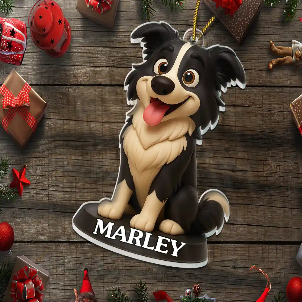 Custom Photo 3D Effect Figure Art Dog Cat Pet - Personalized Custom Shaped Acrylic Ornament - Image 5