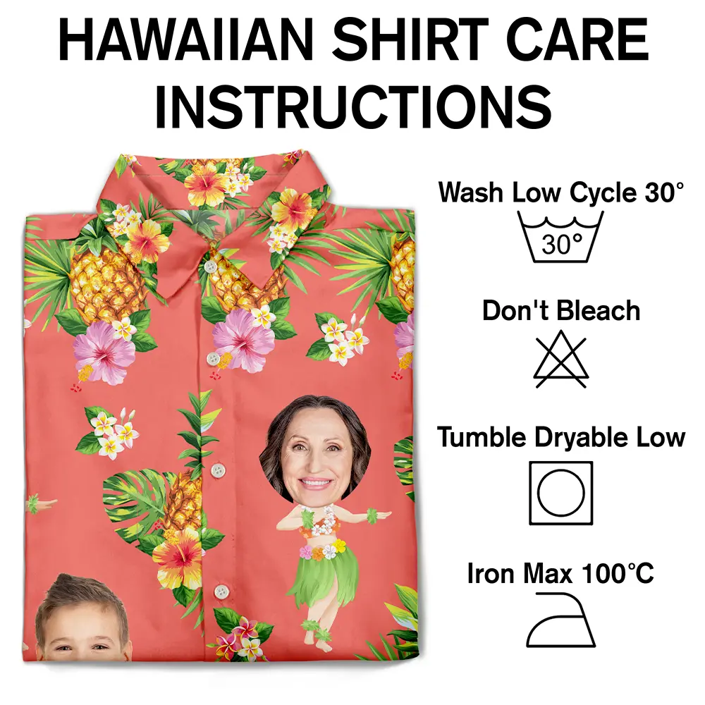 Custom Photo Aloha The Family - Personalized Hawaiian Shirt - Image 7