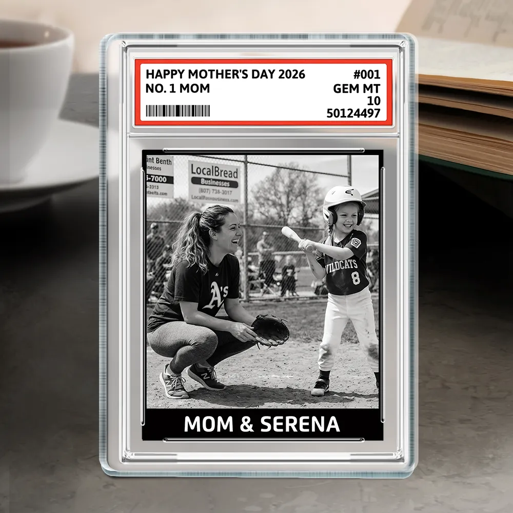 Custom Photo Baseball Gift Family Dream Team - Personalized Custom Shaped Acrylic Plaque - Image 4