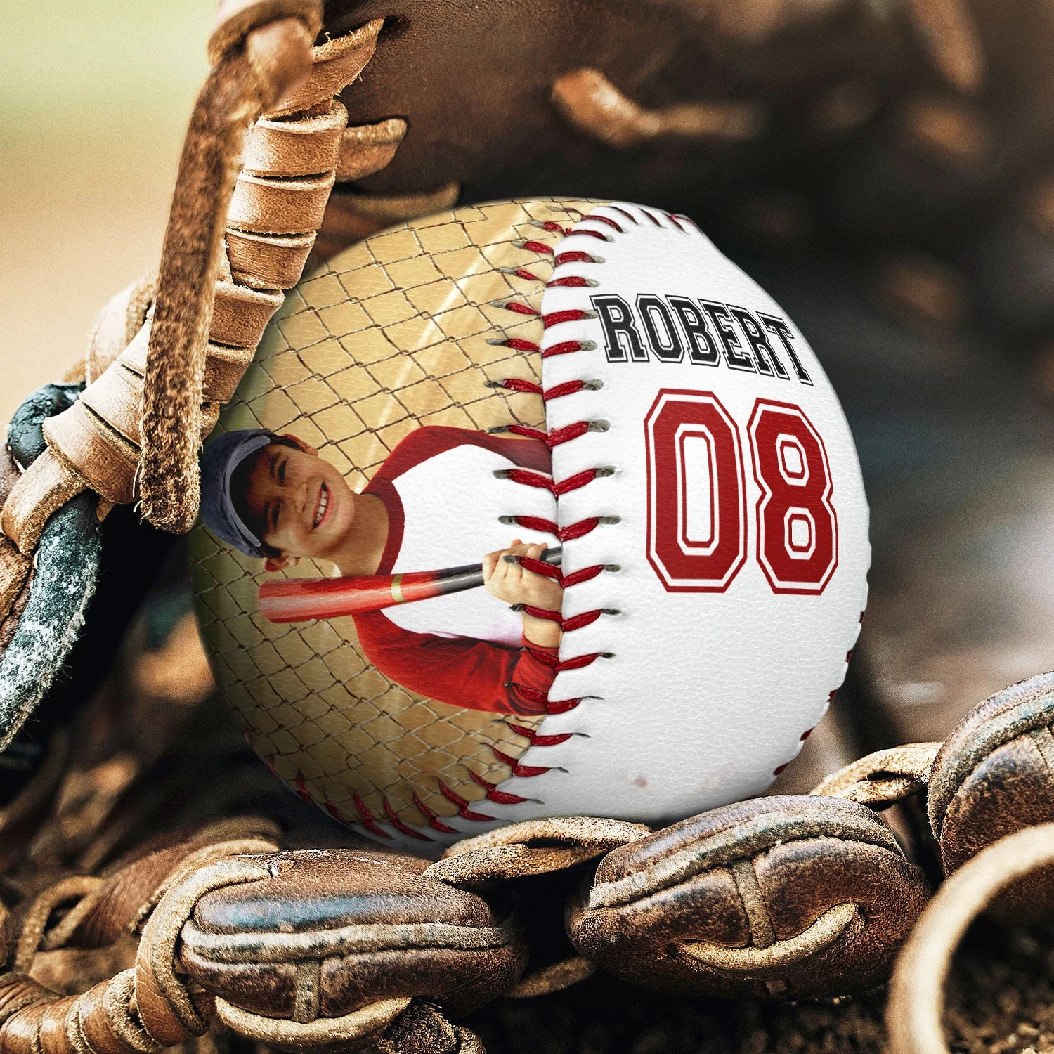 Custom Photo Baseball Player - Gift For Baseball, Softball Players - Personalized Baseball, Softball - Image 4