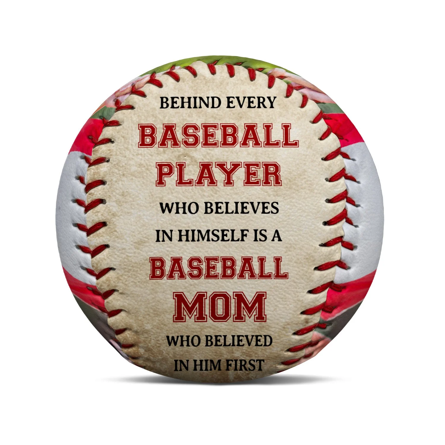 Custom Photo Behind Every Baseball Player - Gift For Baseball Players - Personalized Baseball, Softball - Image 2