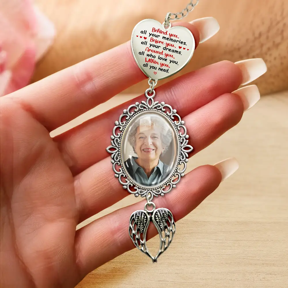 Custom Photo Behind You All Memories - Personalized Graduation Tassel Charm - Image 3