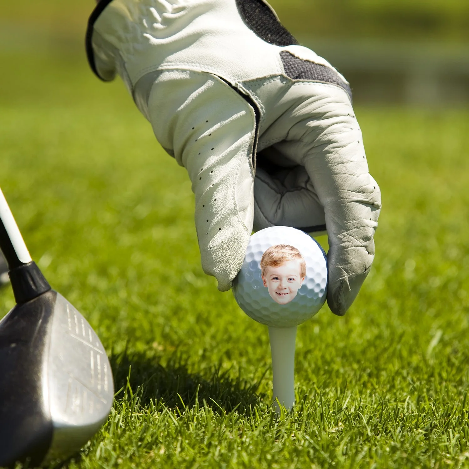 Custom Photo Best Dad By Par - Personalised Golf Ball - Image 6