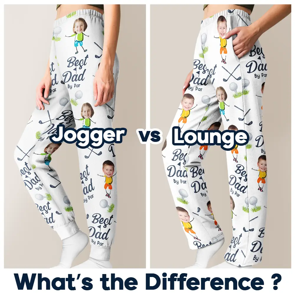 Custom Photo Best Dad By Par - Personalized Pajama Pants - Image 7