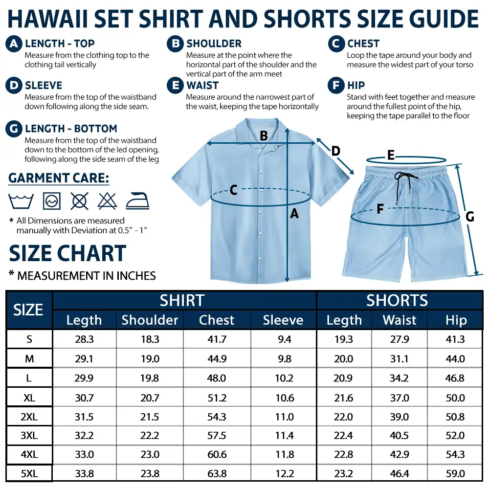 Custom Photo Best Dad Ever - Personalized Hawaii Set Shirt And Shorts - Image 3