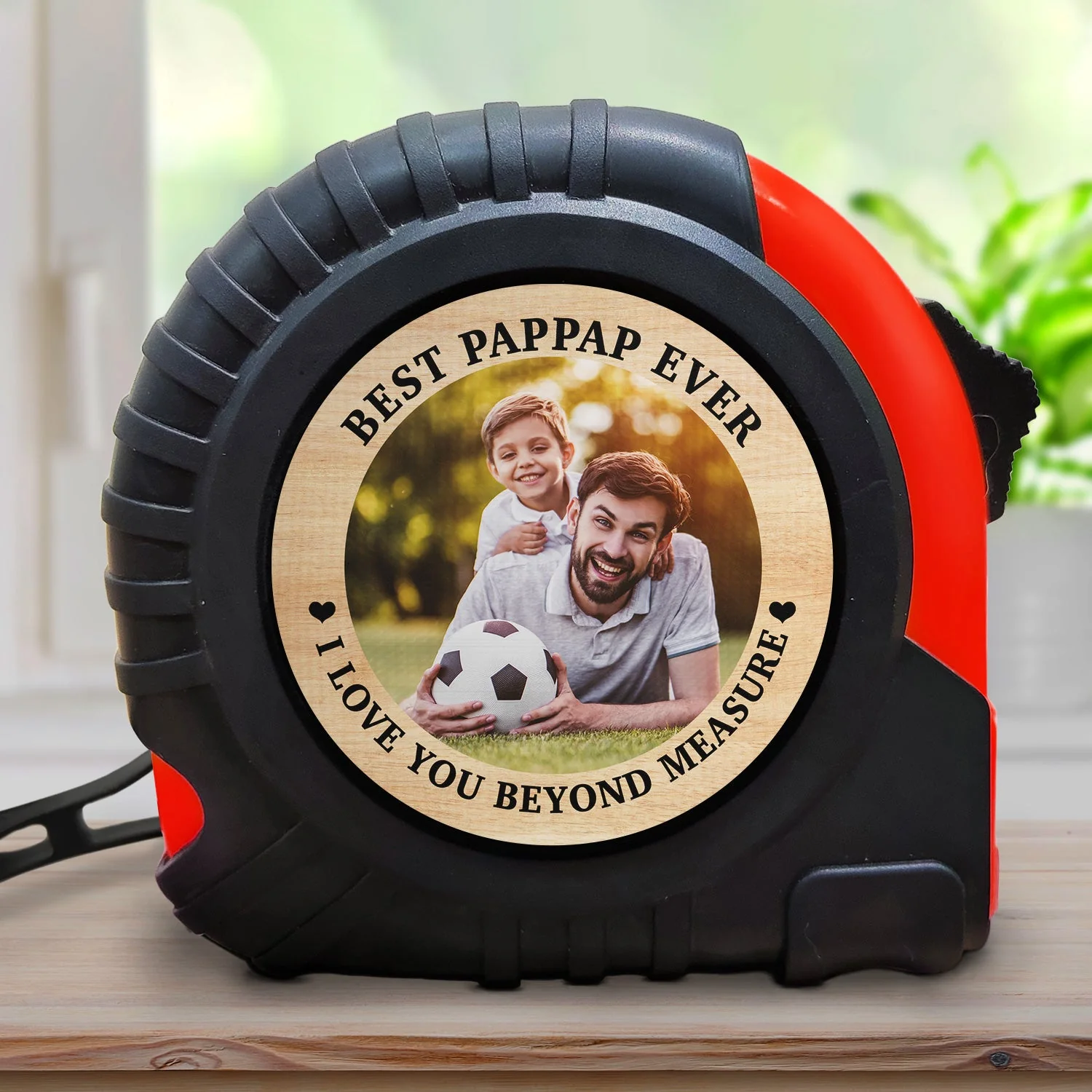 Custom Photo Best Dad Grandpa Ever - Personalized Tape Measure - Image 2
