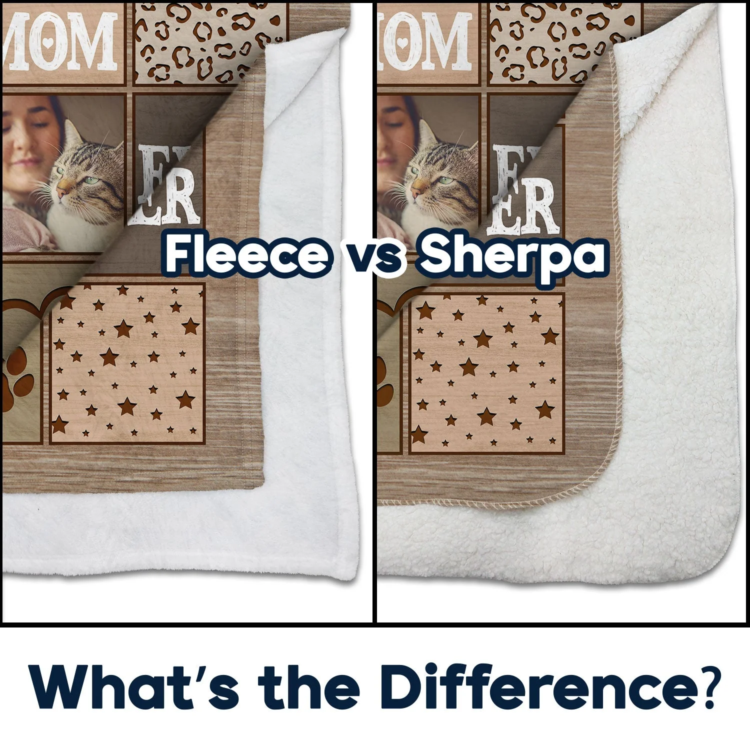 Custom Photo Best Dog Mom Ever - Gift For Pet Lovers - Personalized Fleece Blanket - Image 4