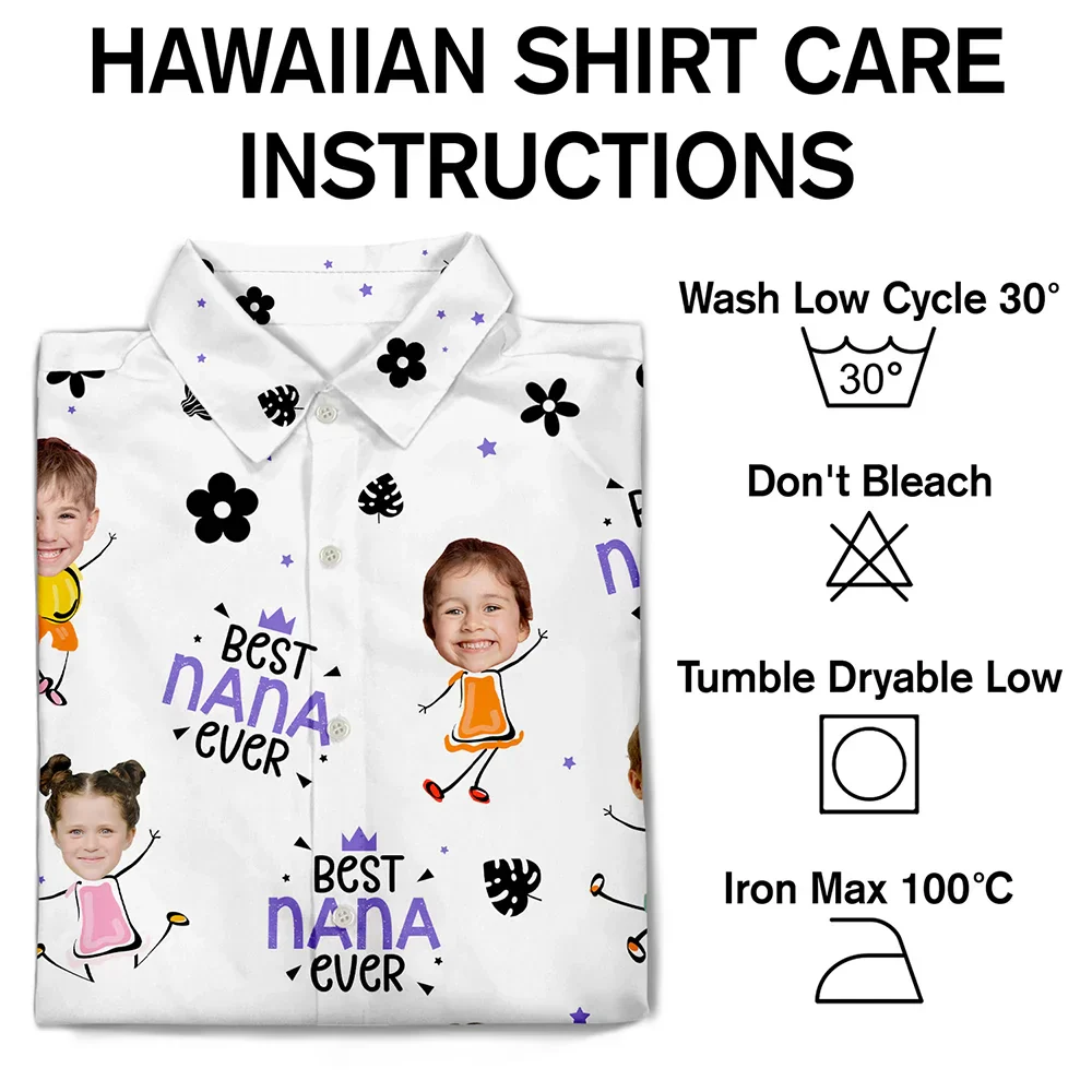 Custom Photo Best Mom Ever Travel Floral Pattern - Personalized Hawaiian Shirt - Image 7