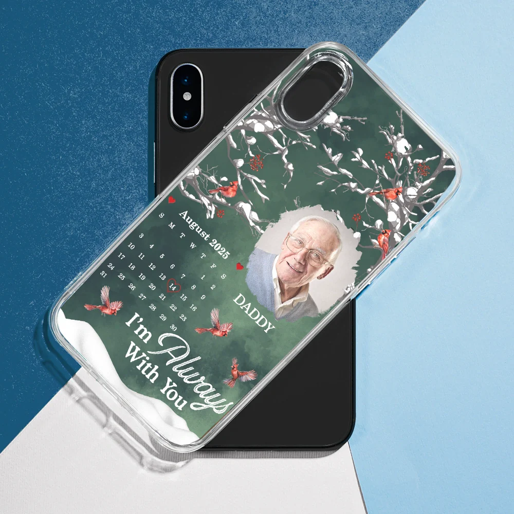 Custom Photo Calendar Memorial My Heart Changed Forever - Personalized Clear Phone Case - Image 7