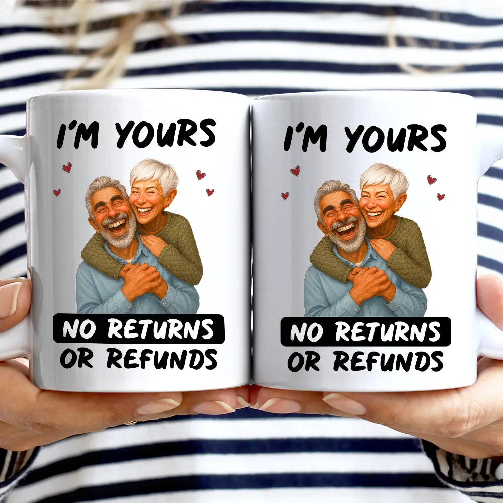 Custom Photo Caricature Funny Couple You Are The Best Thing - Personalized Mug - Image 3