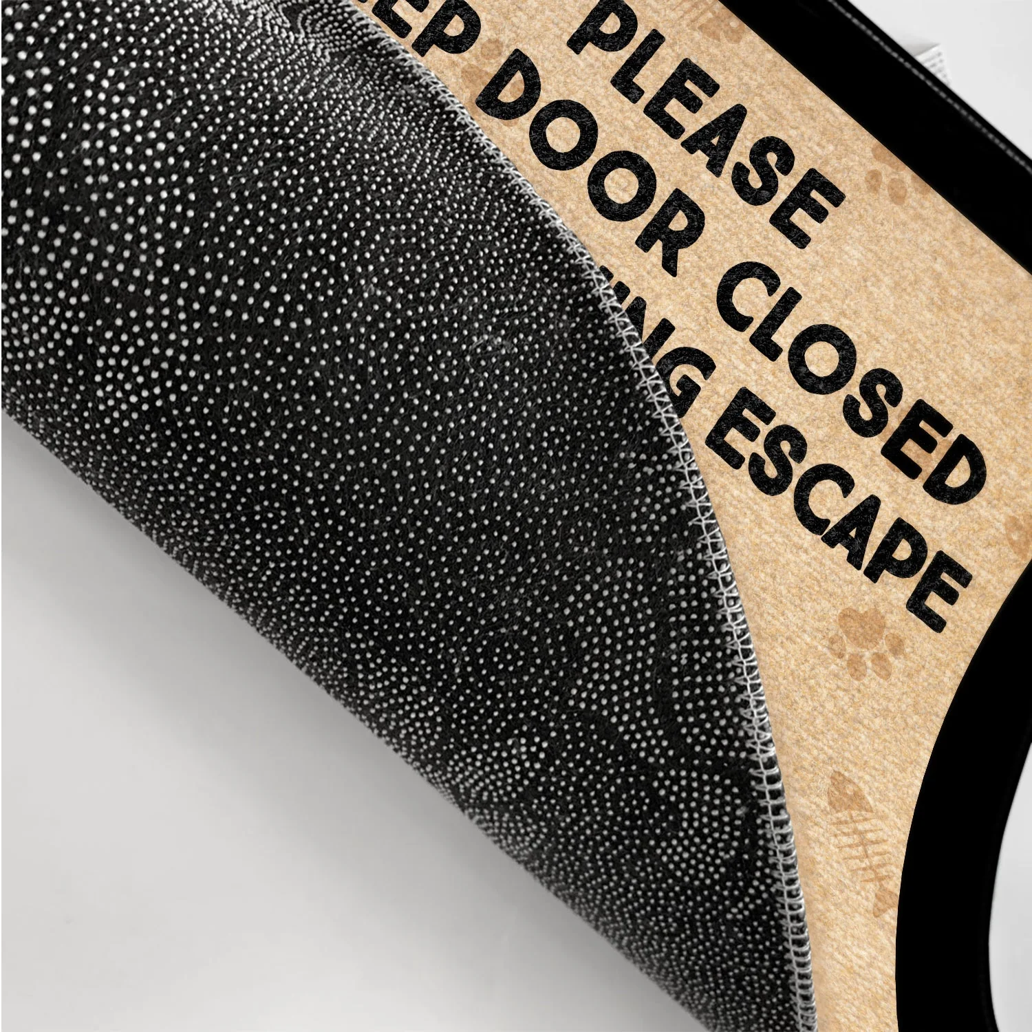 Custom Photo Cats Dogs Planning Escape - Gift For Pet Lovers - Personalized Doormat - Image 4
