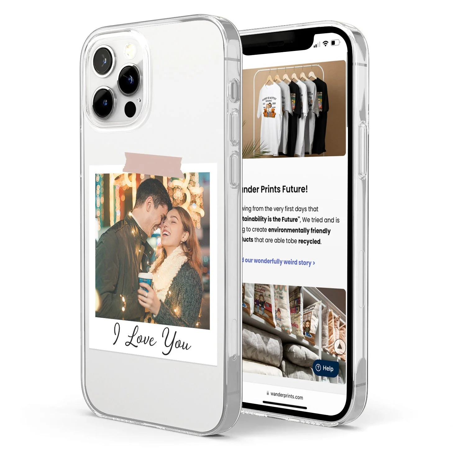 Custom Photo Clear Couple Family - Gift For Couples, Family, Yourself - Personalized Clear Phone Case - Image 2