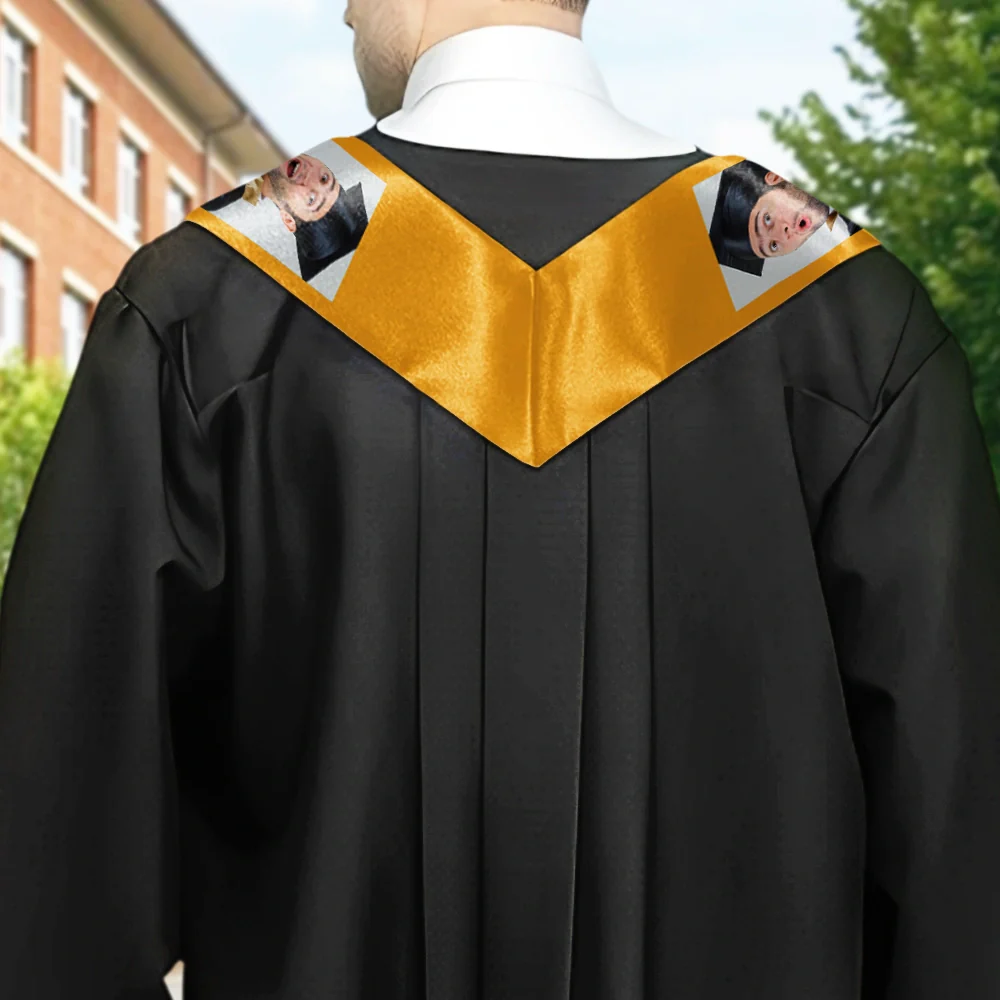 Custom Photo Congratulations Graduates - Graduation Gift - Personalized Stoles - Image 3