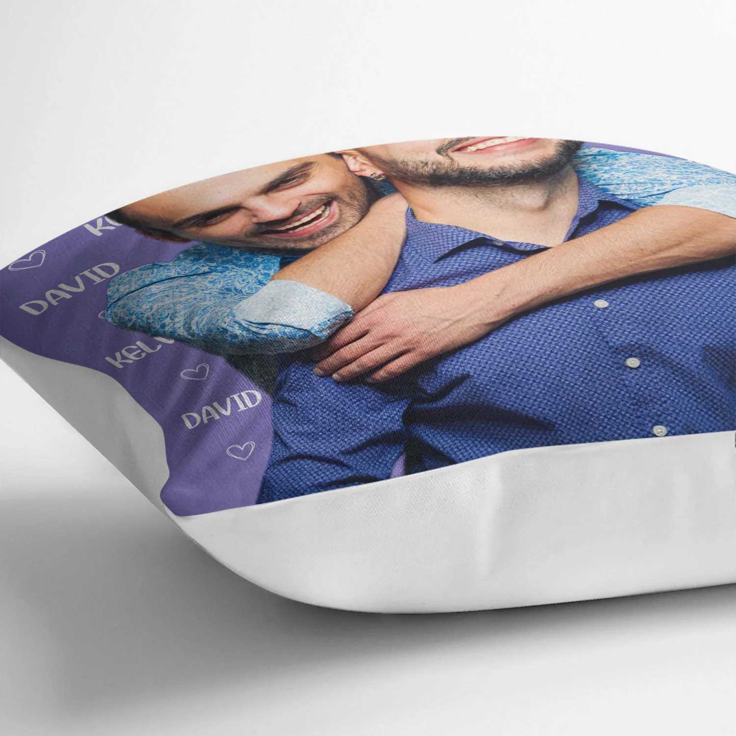 Custom Photo Couple And Name - Gift For Couples, Husband, Wife - Personalized Pillow - Image 4