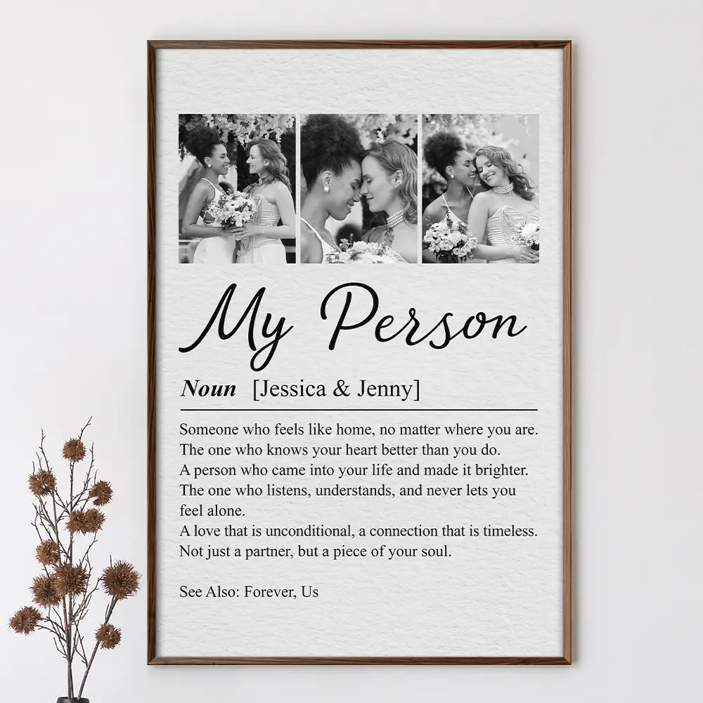 Custom Photo Couple My Person - Personalized Poster - Image 3
