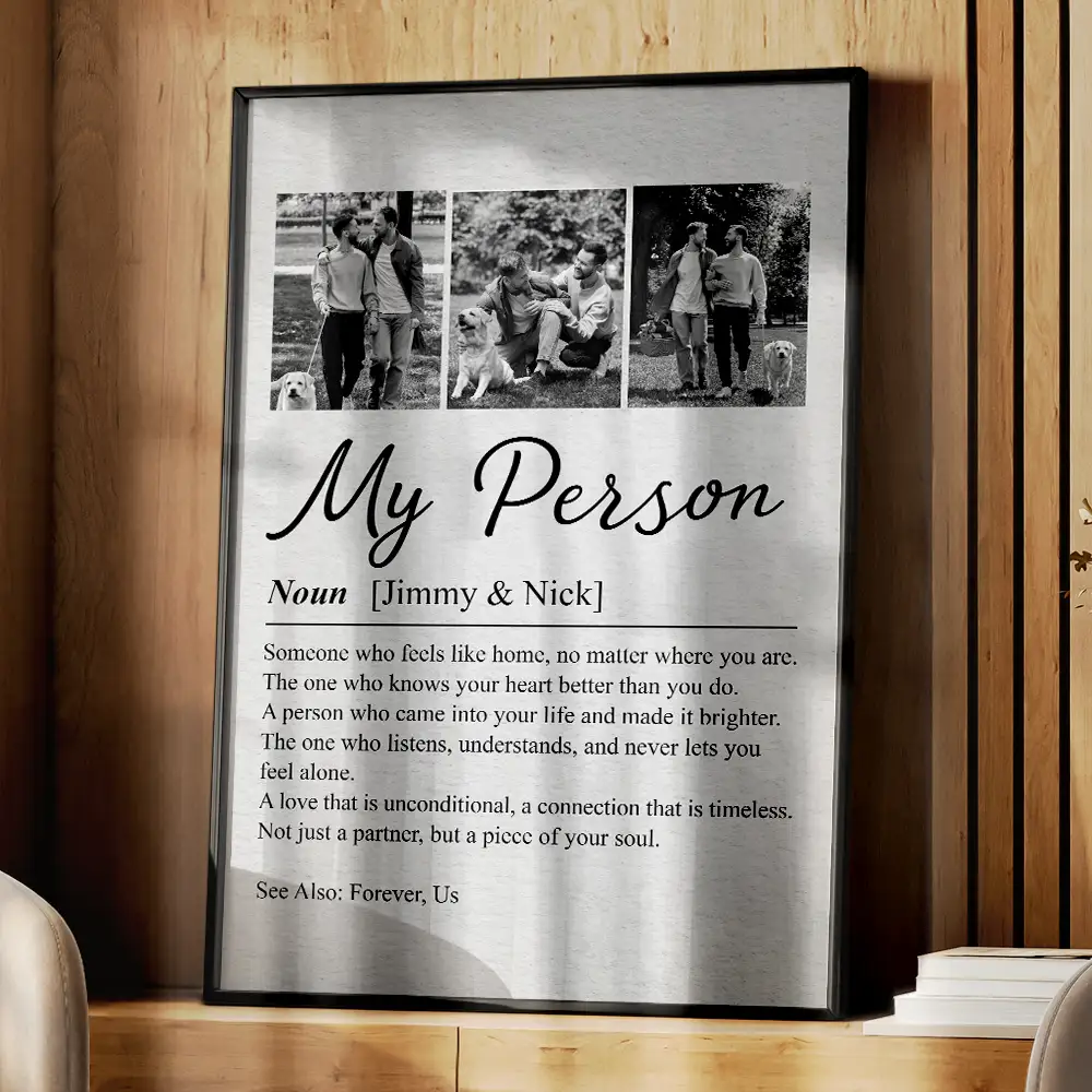 Custom Photo Couple My Person - Personalized Poster - Image 4