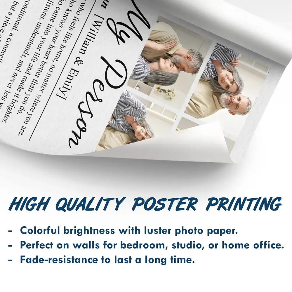 Custom Photo Couple My Person - Personalized Poster - Image 5