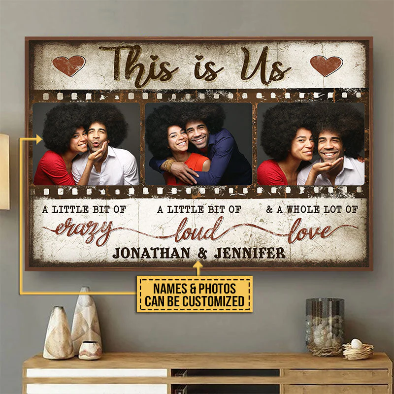 Custom Photo Couple This Is Us, Couple Gift, Wall Pictures, Wall Decor, Custom Poster - Image 2