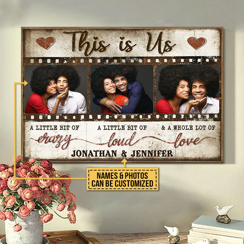 Custom Photo Couple This Is Us, Couple Gift, Wall Pictures, Wall Decor, Custom Poster - Image 4