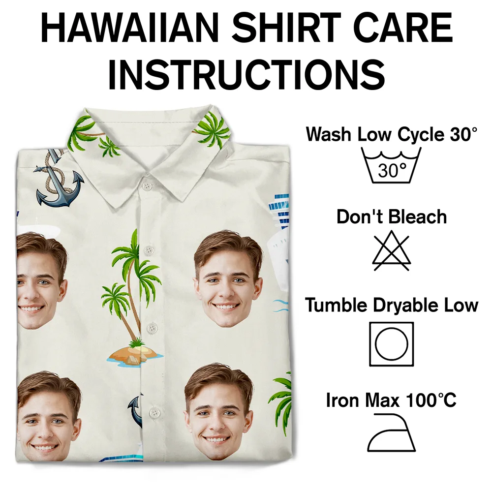 Custom Photo Cruising Pattern - Personalized Hawaiian Shirt - Image 8