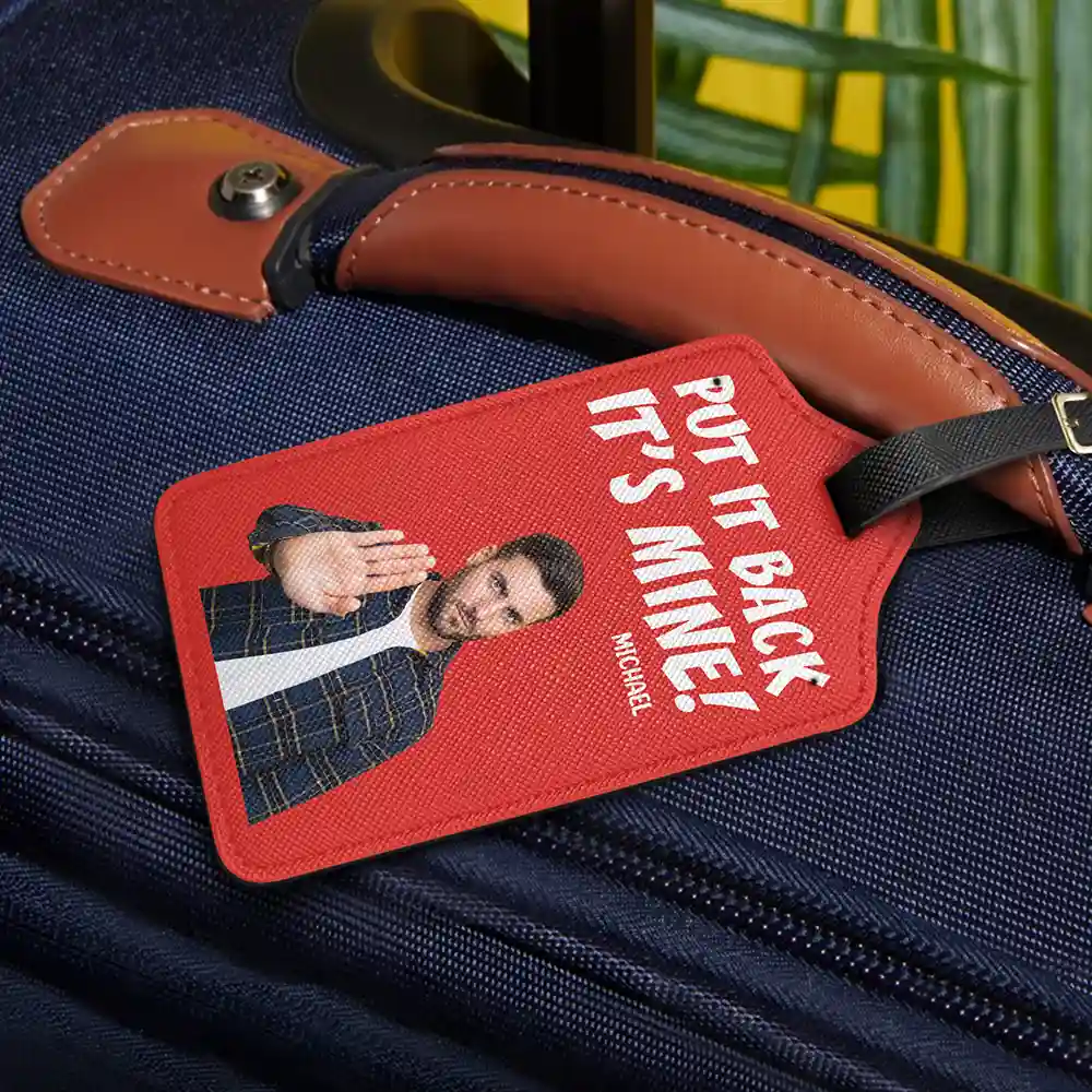 Custom Photo Do Not Touch My Luggage - Personalized Luggage Tag - Image 3