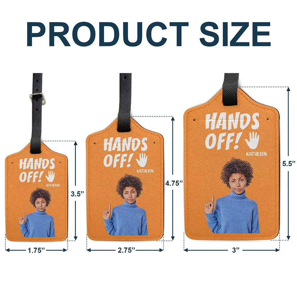 Custom Photo Do Not Touch My Luggage - Personalized Luggage Tag - Image 6