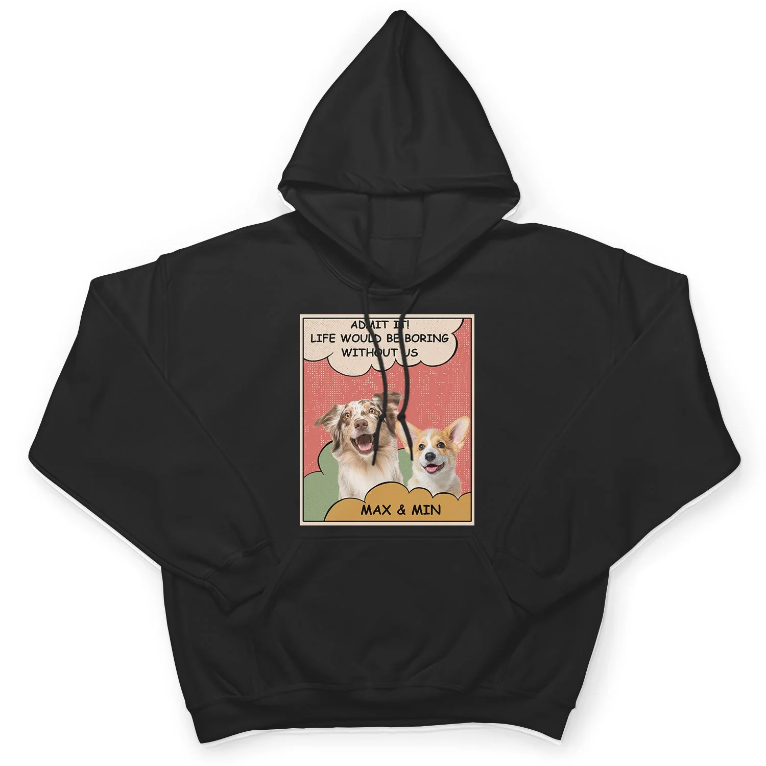 Custom Photo Dog Cat Boring Life Without Me - Gift For Pet Lovers - Personalized T Shirt - Image 5