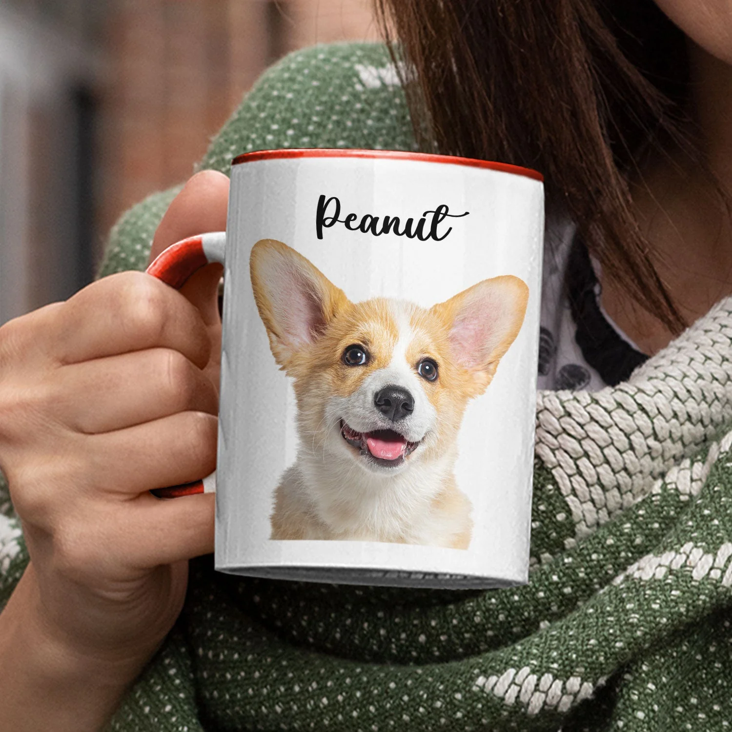 Custom Photo Dog Cat - Gift For Pet Lovers - Personalized Accent Mug - Image 4