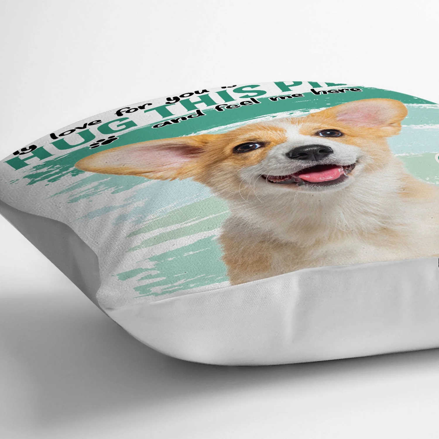 Custom Photo Dog Cat Hug This Pillow - Pet Memorial Gift, Sympathy Gift - Personalized Pillow - Image 3