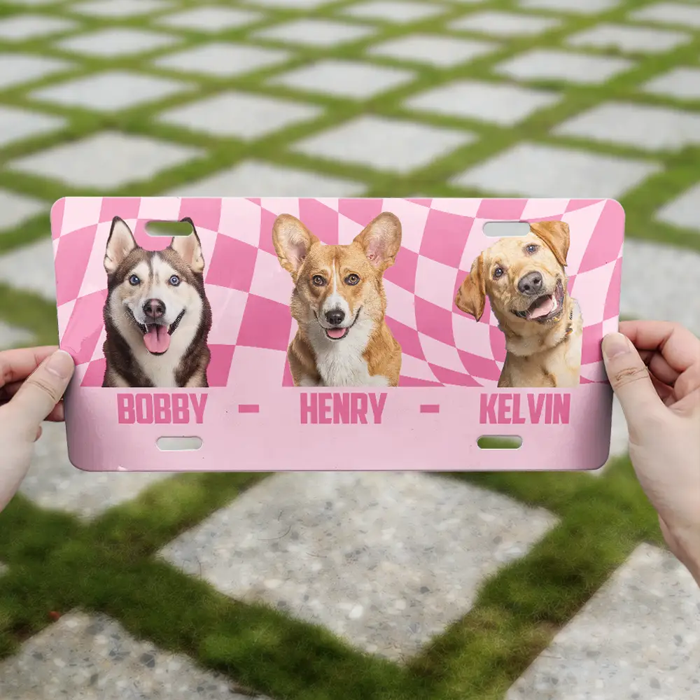 Custom Photo Dog Cat - Personalized License Plate - Image 3