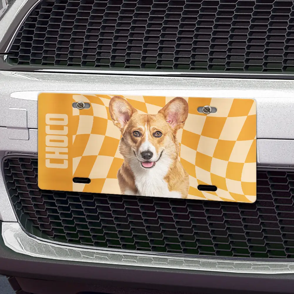 Custom Photo Dog Cat - Personalized License Plate - Image 4