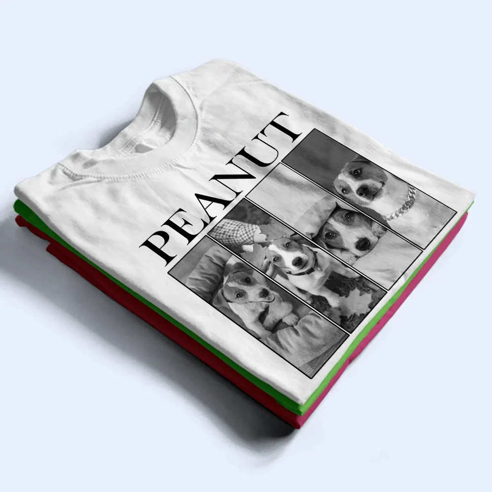 Custom Photo Dog Cat Pet Memorial - Personalized T Shirt - Image 4