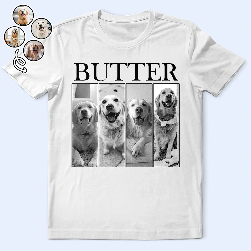 Custom Photo Dog Cat Pet Memorial - Personalized T Shirt - Image 5