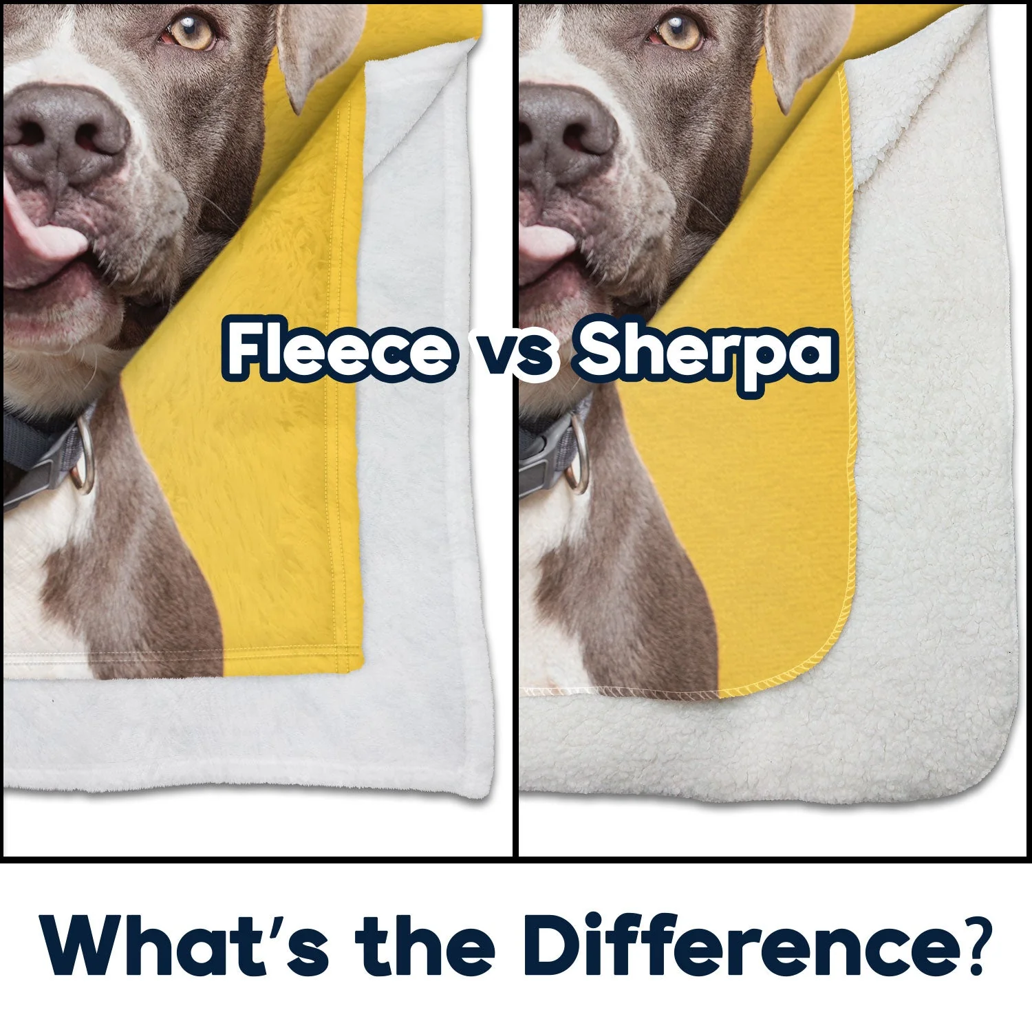 Custom Photo Dogs Cats Pets - Gift For Pet Lovers, Dog Lovers, Cat Lovers - Personalized Fleece Blanket, Sherpa Blanket - Image 4