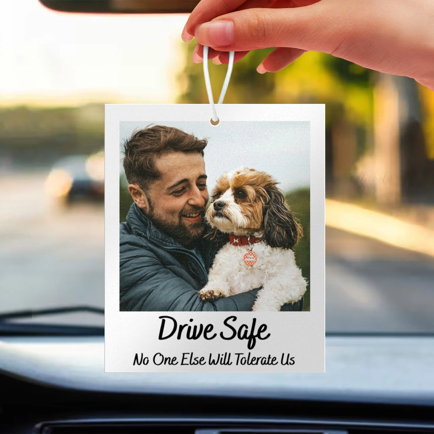 Custom Photo Drive Safe - Gift For Couples, Family, Gift For Mother, Father - Personalized Photo Air Freshener - Image 4